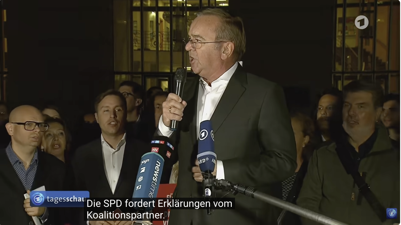 Pistorius singt Hymne